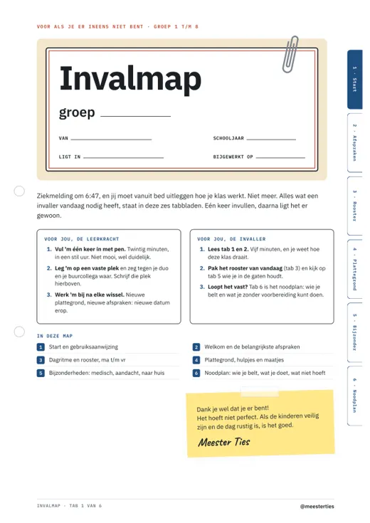 Voorbeeld: Invalmap